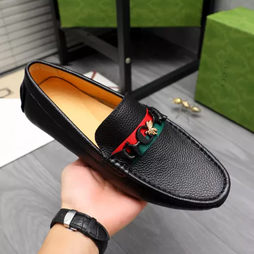 Replica Gucci Oxfords Shoes For Men #1374461 $72.00 USD for Wholesale