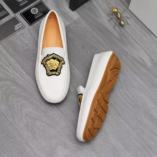 Versace Leather Shoes For Men #1374469 $80.00 USD, Wholesale Replica Versace Leather Shoes