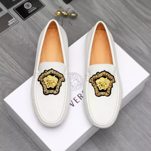 Replica Versace Leather Shoes For Men #1374469 $80.00 USD for Wholesale