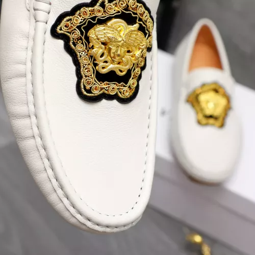 Replica Versace Leather Shoes For Men #1374469 $80.00 USD for Wholesale