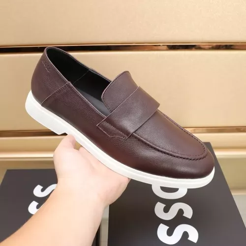 Replica Boss Leather Shoes For Men #1374476 $96.00 USD for Wholesale