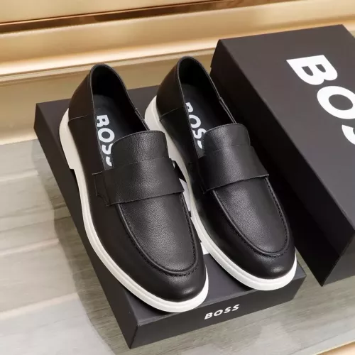Replica Boss Leather Shoes For Men #1374478 $96.00 USD for Wholesale