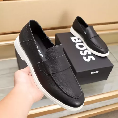 Replica Boss Leather Shoes For Men #1374478 $96.00 USD for Wholesale