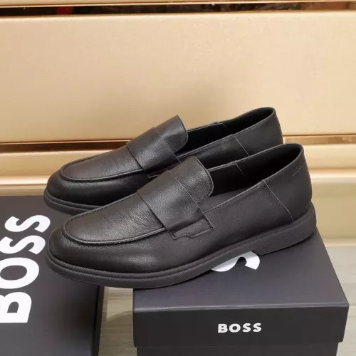 Replica Boss Leather Shoes For Men #1374479 $96.00 USD for Wholesale