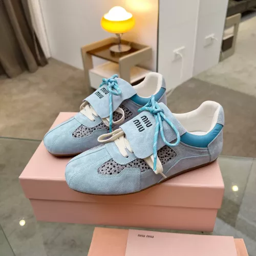 MIU MIU Casual Shoes For Women #1374523 $88.00 USD, Wholesale Replica MIU MIU Casual Shoes