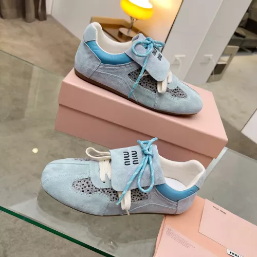 Replica MIU MIU Casual Shoes For Women #1374523 $88.00 USD for Wholesale