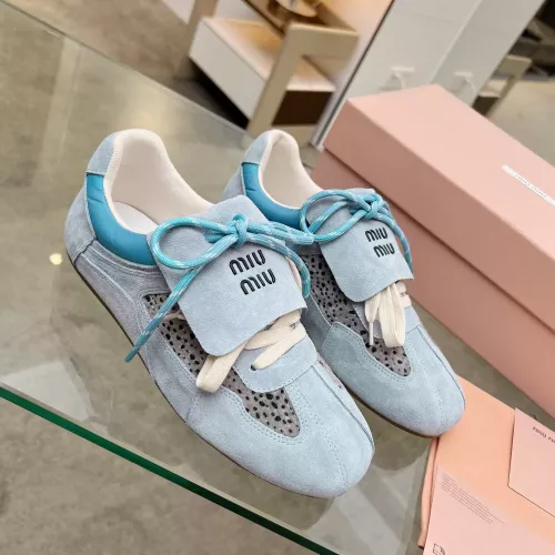Replica MIU MIU Casual Shoes For Women #1374523 $88.00 USD for Wholesale
