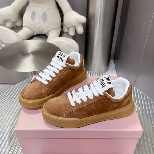 MIU MIU Casual Shoes For Women #1374525 $98.00 USD, Wholesale Replica MIU MIU Casual Shoes
