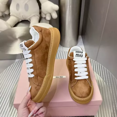 Replica MIU MIU Casual Shoes For Women #1374525 $98.00 USD for Wholesale