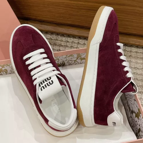 MIU MIU Casual Shoes For Women #1374541 $100.00 USD, Wholesale Replica MIU MIU Casual Shoes