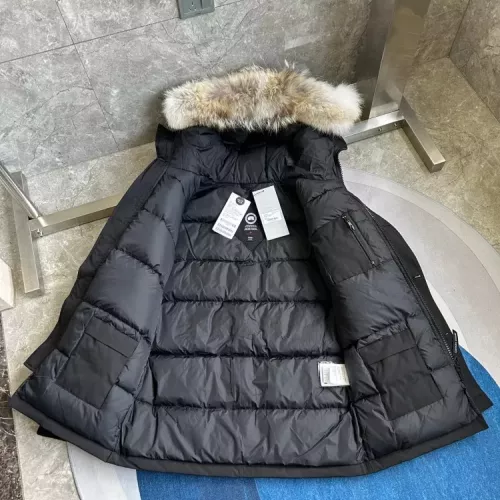 Replica Canada Goose Down Feather Coat Long Sleeved For Men #1374543 $205.00 USD for Wholesale