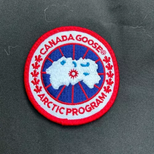 Replica Canada Goose Down Feather Coat Long Sleeved For Men #1374543 $205.00 USD for Wholesale