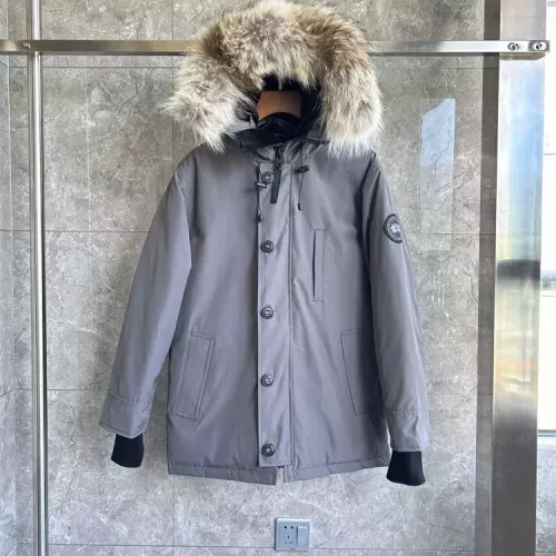 Canada Goose Down Feather Coat Long Sleeved For Men #1374546 $205.00 USD, Wholesale Replica Canada Goose Down Feather Coat