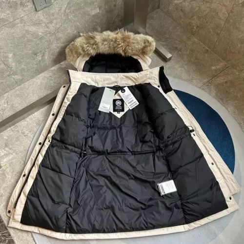 Replica Canada Goose Down Feather Coat Long Sleeved For Women #1374551 $205.00 USD for Wholesale