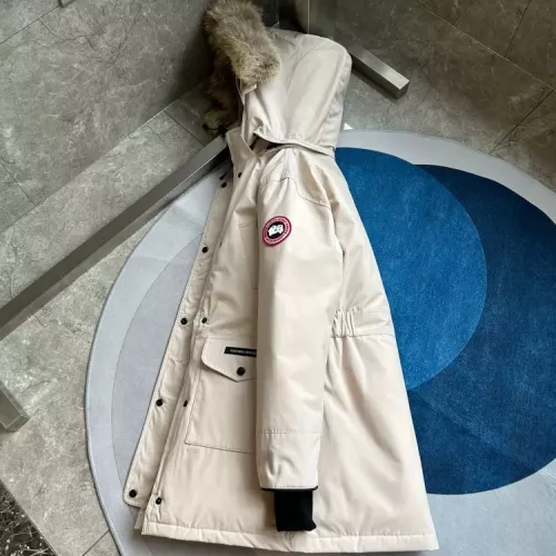 Replica Canada Goose Down Feather Coat Long Sleeved For Women #1374551 $205.00 USD for Wholesale
