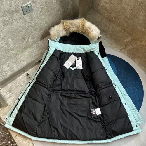 Replica Canada Goose Down Feather Coat Long Sleeved For Women #1374553 $205.00 USD for Wholesale