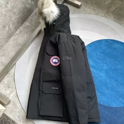 Replica Canada Goose Down Feather Coat Long Sleeved For Men #1374554 $172.00 USD for Wholesale