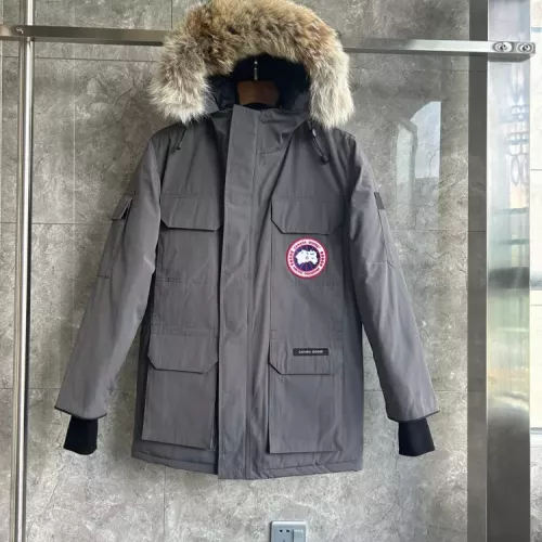 Canada Goose Down Feather Coat Long Sleeved For Men #1374555 $172.00 USD, Wholesale Replica Canada Goose Down Feather Coat