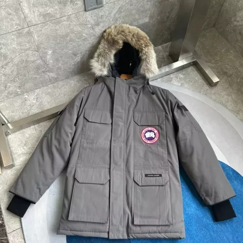 Replica Canada Goose Down Feather Coat Long Sleeved For Men #1374555 $172.00 USD for Wholesale
