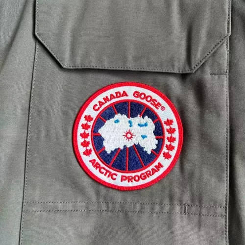Replica Canada Goose Down Feather Coat Long Sleeved For Men #1374555 $172.00 USD for Wholesale