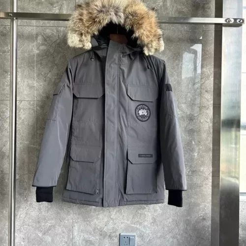 Canada Goose Down Feather Coat Long Sleeved For Men #1374556 $172.00 USD, Wholesale Replica Canada Goose Down Feather Coat