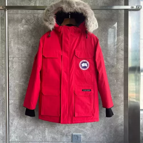 Canada Goose Down Feather Coat Long Sleeved For Men #1374557 $172.00 USD, Wholesale Replica Canada Goose Down Feather Coat