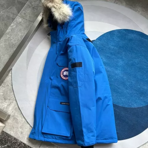 Replica Canada Goose Down Feather Coat Long Sleeved For Men #1374563 $172.00 USD for Wholesale