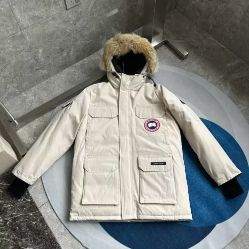 Replica Canada Goose Down Feather Coat Long Sleeved For Men #1374568 $172.00 USD for Wholesale