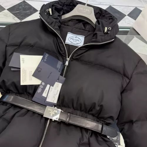 Replica Prada Down Feather Coat Long Sleeved For Women #1374575 $225.00 USD for Wholesale