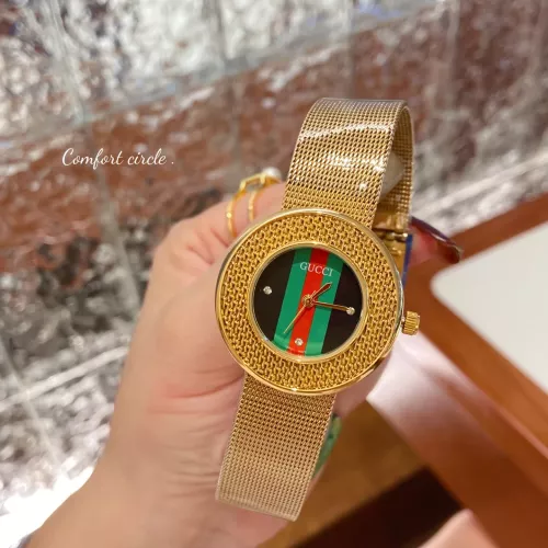Gucci Watches In Gold #1374601 $29.00 USD, Wholesale Replica Gucci Watches