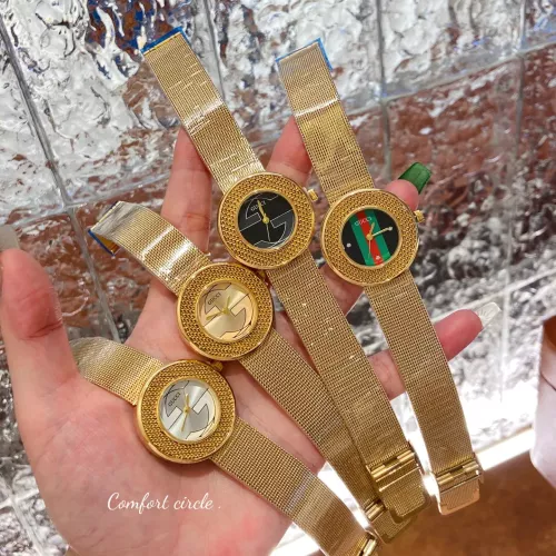 Replica Gucci Watches In Gold #1374602 $29.00 USD for Wholesale