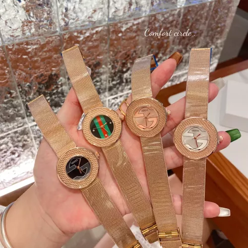 Replica Gucci Watches In Rose Gold #1374607 $29.00 USD for Wholesale