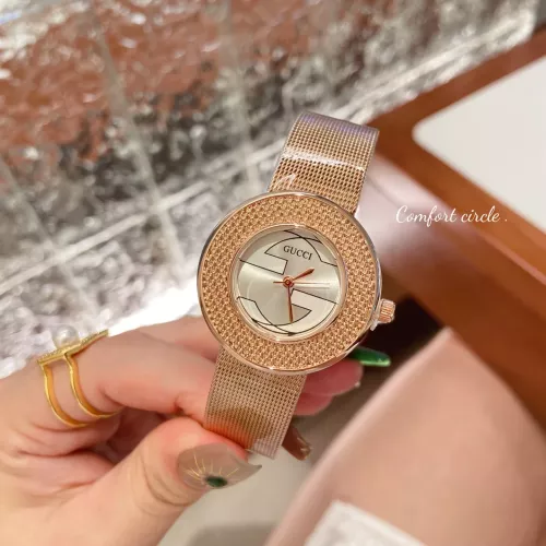Gucci Watches In Rose Gold #1374608 $29.00 USD, Wholesale Replica Gucci Watches