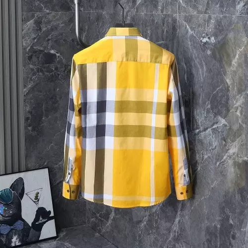 Replica Burberry Shirts Long Sleeved For Men #1374615 $38.00 USD for Wholesale