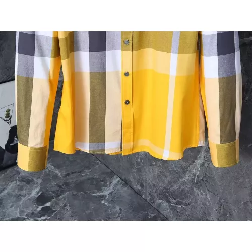 Replica Burberry Shirts Long Sleeved For Men #1374615 $38.00 USD for Wholesale