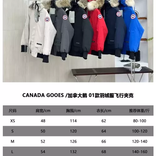 Replica Canada Goose Down Feather Coat Long Sleeved For Unisex #1374617 $160.00 USD for Wholesale