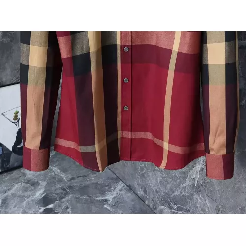 Replica Burberry Shirts Long Sleeved For Men #1374619 $38.00 USD for Wholesale