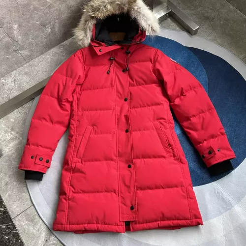 Replica Canada Goose Down Feather Coat Long Sleeved For Women #1374631 $160.00 USD for Wholesale