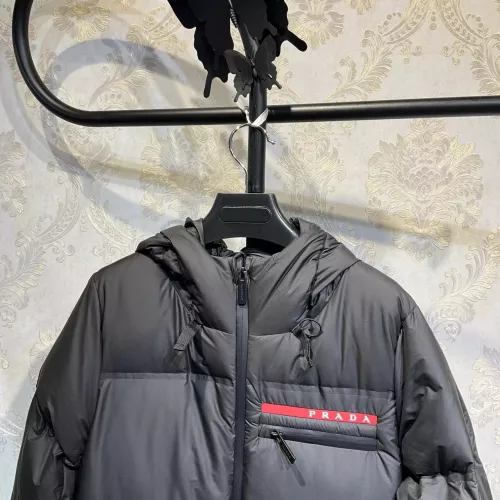 Replica Prada Down Feather Coat Long Sleeved For Women #1374726 $175.00 USD for Wholesale