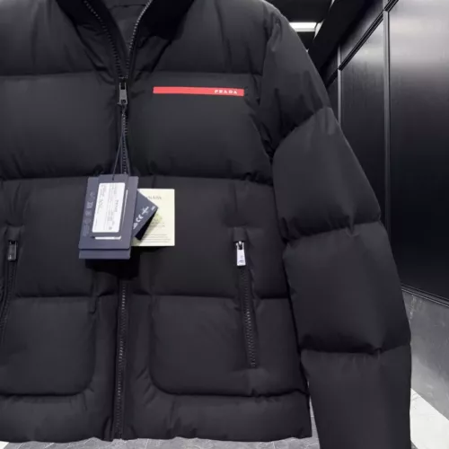 Replica Prada Down Feather Coat Long Sleeved For Men #1374774 $235.00 USD for Wholesale