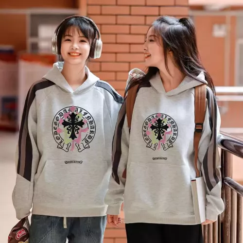 Replica Chrome Hearts Hoodies Long Sleeved For Men #1374843 $52.00 USD for Wholesale