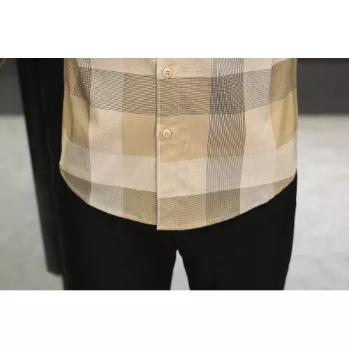 Replica Burberry Shirts Long Sleeved For Men #1374912 $56.00 USD for Wholesale