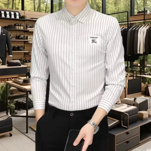 Burberry Shirts Long Sleeved For Men #1374914 $56.00 USD, Wholesale Replica Burberry Shirts