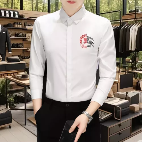 Burberry Shirts Long Sleeved For Men #1374918 $56.00 USD, Wholesale Replica Burberry Shirts