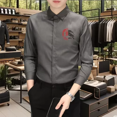 Burberry Shirts Long Sleeved For Men #1374921 $56.00 USD, Wholesale Replica Burberry Shirts
