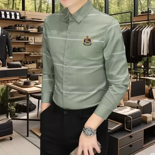 Replica Burberry Shirts Long Sleeved For Men #1374923 $56.00 USD for Wholesale