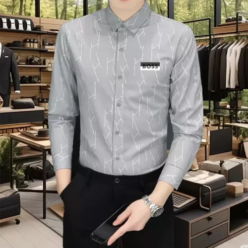 Boss Shirts Long Sleeved For Men #1374925