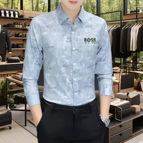 Boss Shirts Long Sleeved For Men #1374927