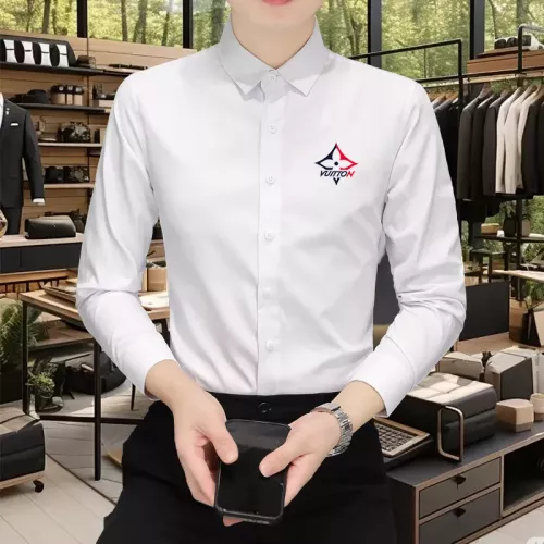 Replica Louis Vuitton LV Shirts Long Sleeved For Men #1374943 $56.00 USD for Wholesale
