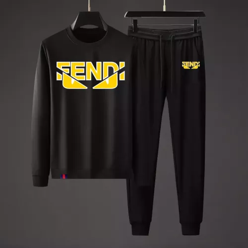 Fendi Tracksuits Long Sleeved For Men #1375115 $88.00 USD, Wholesale Replica Fendi Tracksuits